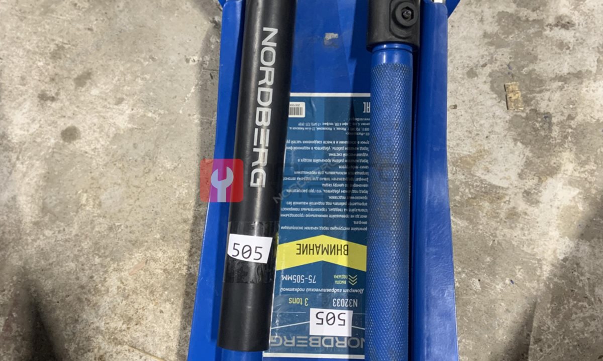  Домкрат подкатной, 3 т, H=80 - 500 мм N32033 RM 505 (0)