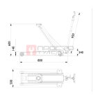  Домкрат подкатной г/п 4т DK40Q (2)
