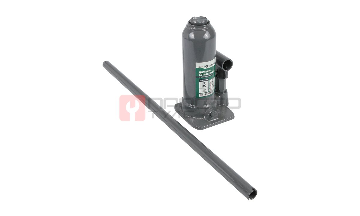  GARWIN PRO GE-WJ005A Домкрат бутылочный профессиональный 5 т, 215-411 мм (0)