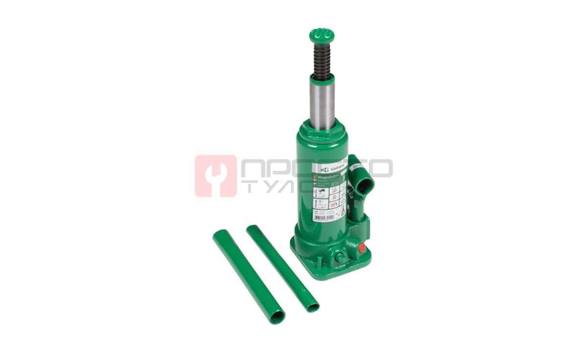  GARWIN PRO GE-WJ005A Домкрат бутылочный профессиональный 5 т, 215-411 мм (1)