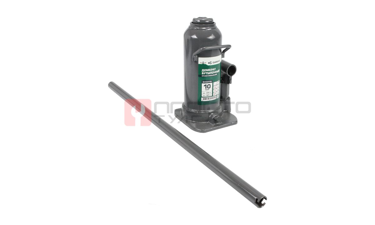  GARWIN PRO GE-WJ010A Домкрат бутылочный профессиональный 10 т, 230-460 мм (1)