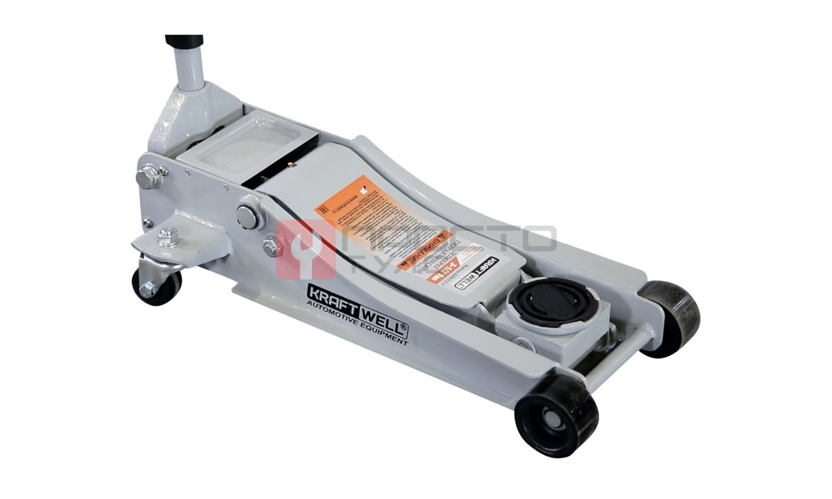  KraftWell KRWFJ3.5 Домкрат подкатной гидравлический, низкопрофильный г/п 3500 кг. с педалью (0)