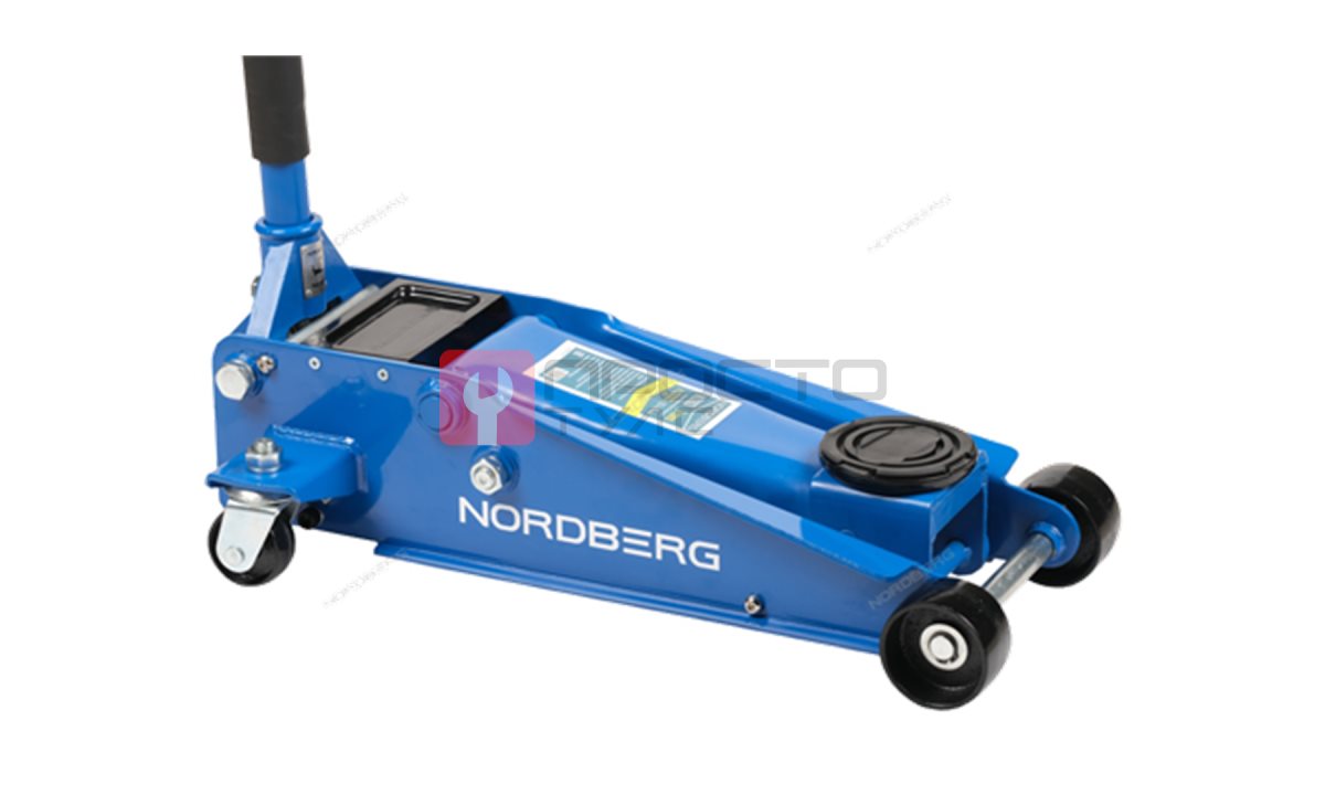  NORDBERG ДОМКРАТ N3203 подкатной 3 тонн 133-465мм с резиновой насадкой (0)