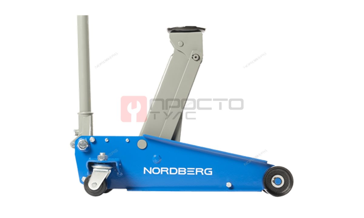  NORDBERG ДОМКРАТ N32030 подкатной 3 тонн 120-450 мм с резиновой насадкой (1)