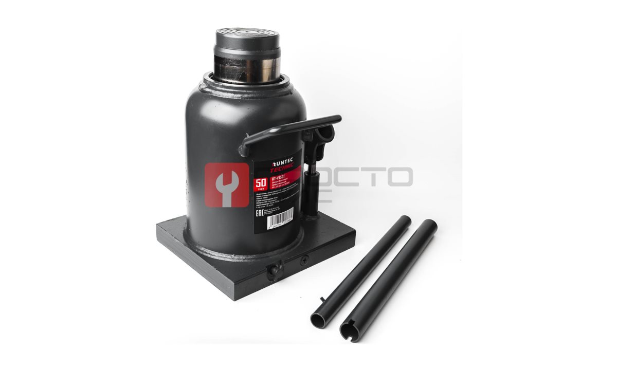  RUNTEC RT-VJ50T Домкрат бутылочный профессиональный 50 т, 270-420 мм TECHNIC (1)