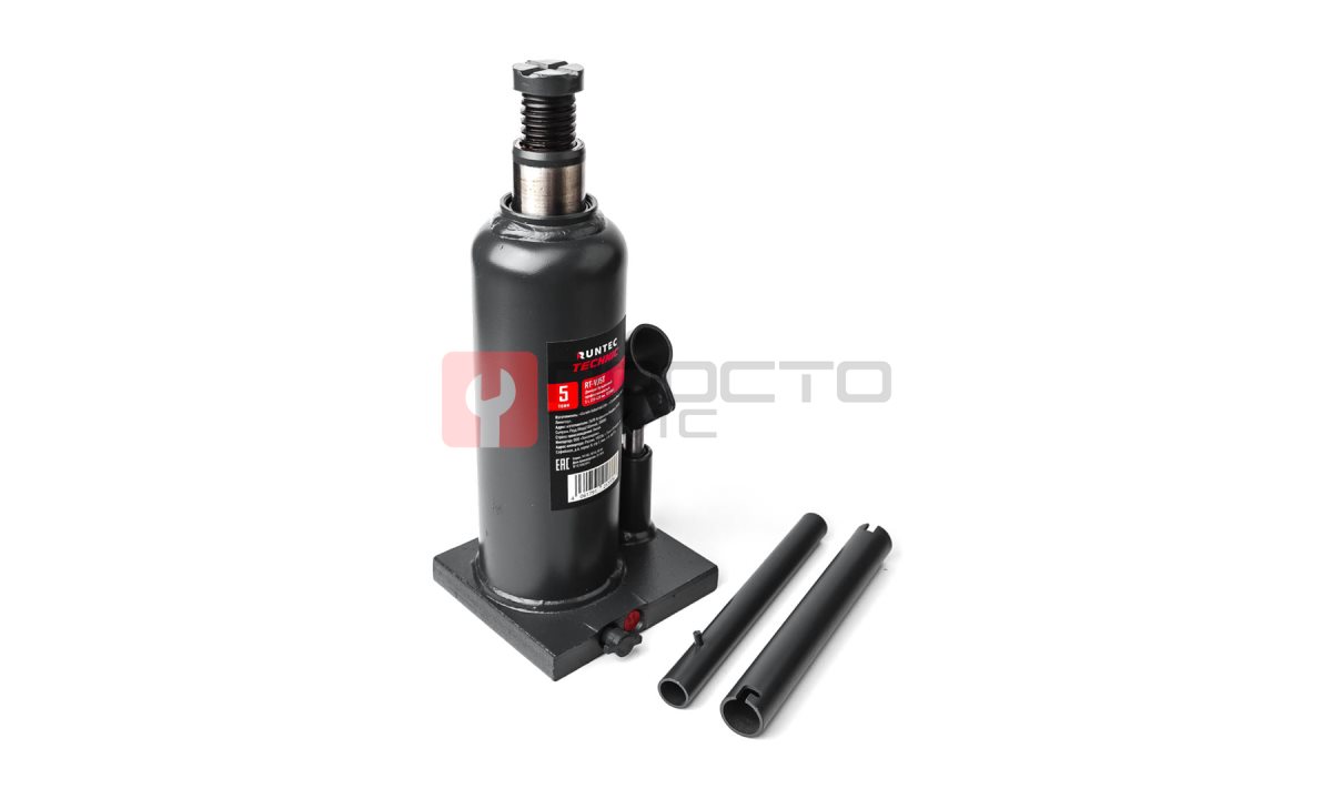  RUNTEC RT-VJ5T Домкрат бутылочный профессиональный 5 т, 220-420 мм TECHNIC (1)