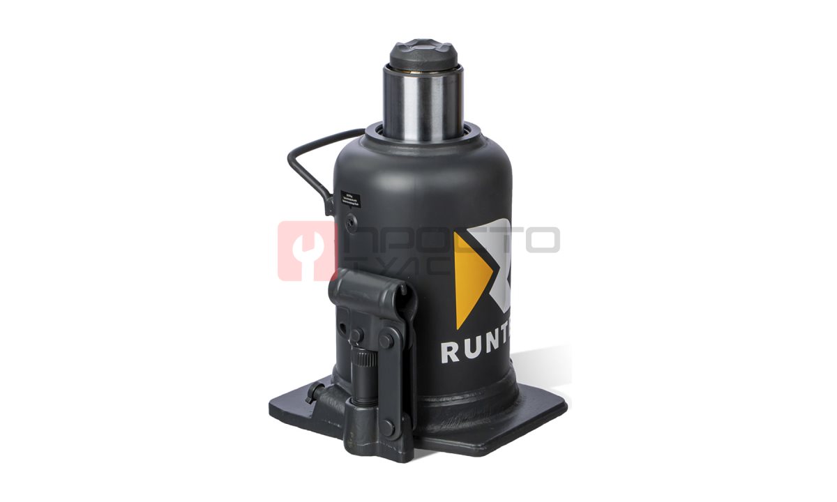  RUNTEC RT-WJ12 Домкрат бутылочный, двухштоковый, профессиональный 12 т, 235-590 мм (1)