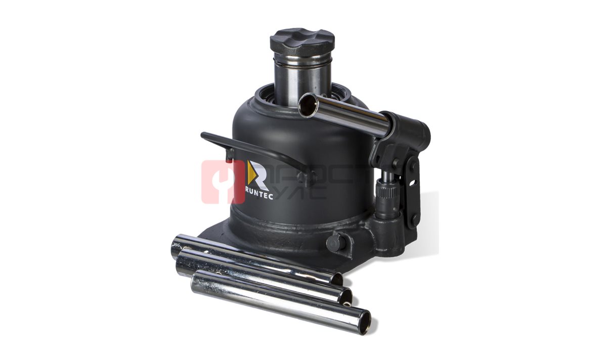  RUNTEC RT-WJ20 Домкрат бутылочный, двухштоковый,профессиональный 20 т, 150-245 мм (1)