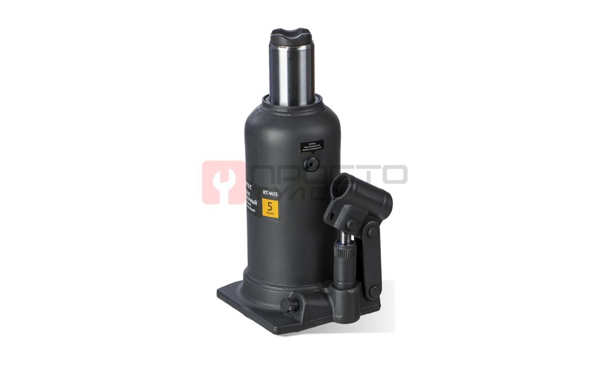  RUNTEC RT-WJ5 Домкрат бутылочный, двухштоковый,профессиональный 5 т, 230-500 мм (1)