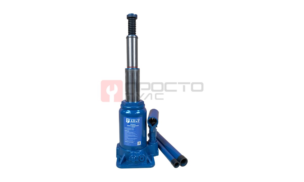  Домкрат бутылочный двухштоковый T02004i AE&T 4т (1)