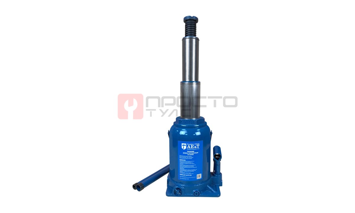  Домкрат бутылочный двухштоковый T02020i AE&T 20т (0)