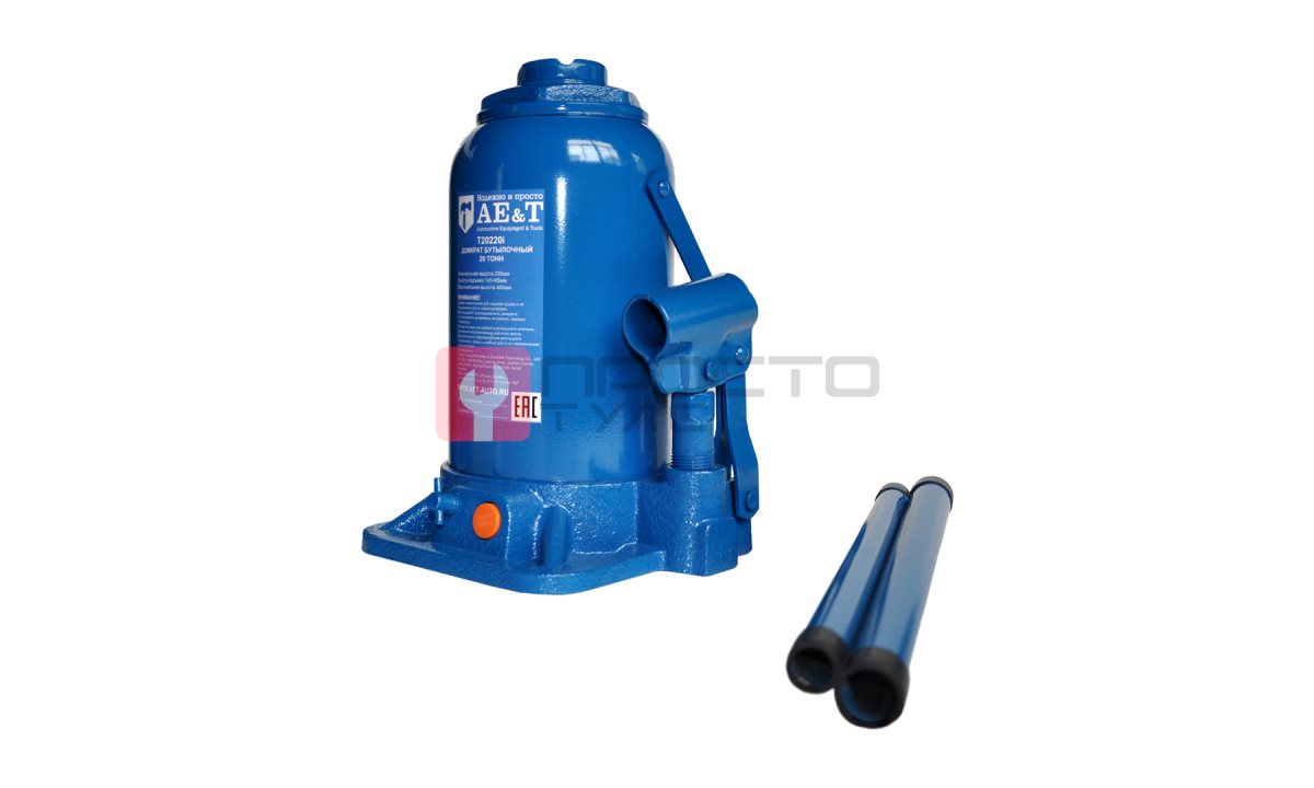  Домкрат бутылочный T20220i AE&T 20т (1)