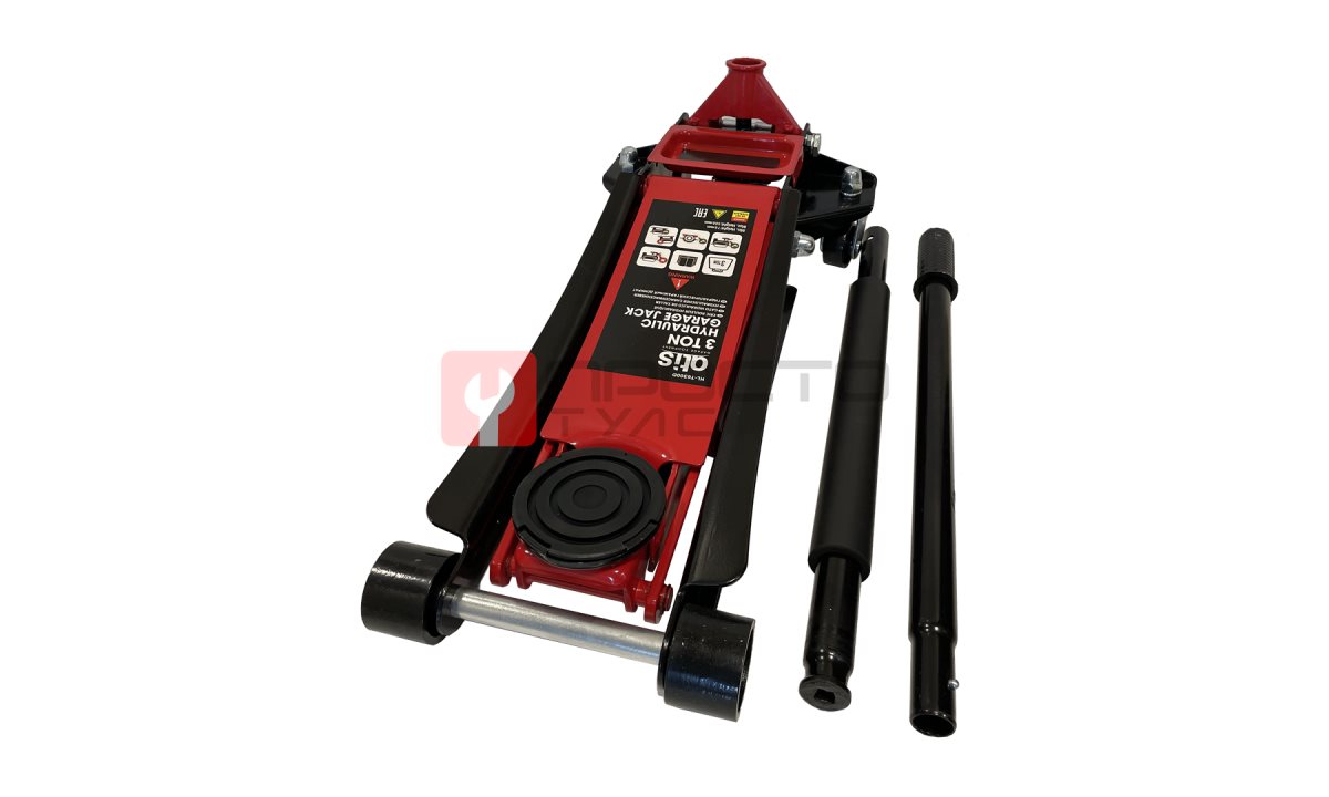  HL-T6300D Домкрат подкатной, низкопрофильный, двухпоршневой 3,0 т. (0)
