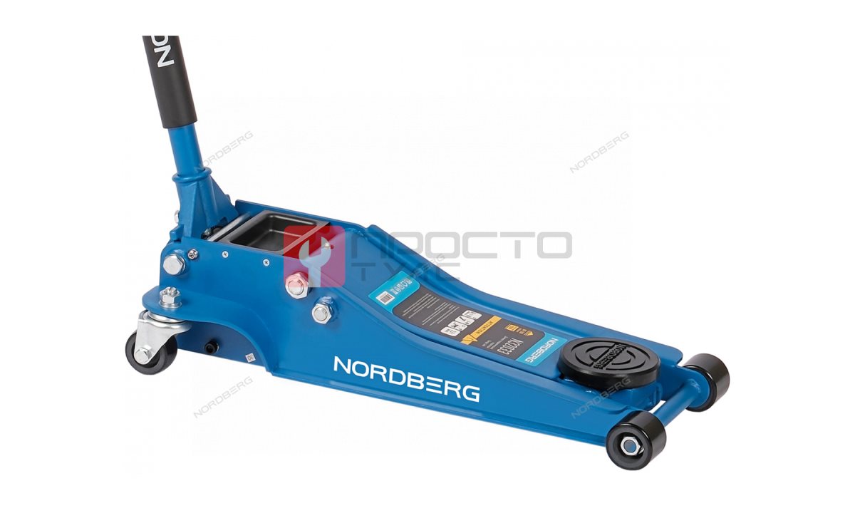  Домкрат подкатной 3,3 т, супернизкий подхват NORDBERG N32033 (0)
