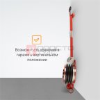  WDK-81813 Домкрат пневматический подкатной 3т, 135-435 мм, с регулировкой угла наклона рукояти (5)