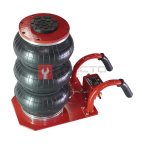  WDK-81813A Домкрат пневматический 3т, 145-440 мм, с короткими ручками (2)