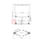  A255CHM (PEAK 212CH) Подъемник двухстоечный 5.5 т. мни (1)