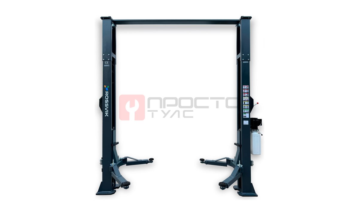  Автоподъемник двухстоечный ROSSVIK V2-4LH г/п 4.0т, 220В, с верхней синхронизацией. Серый (0)