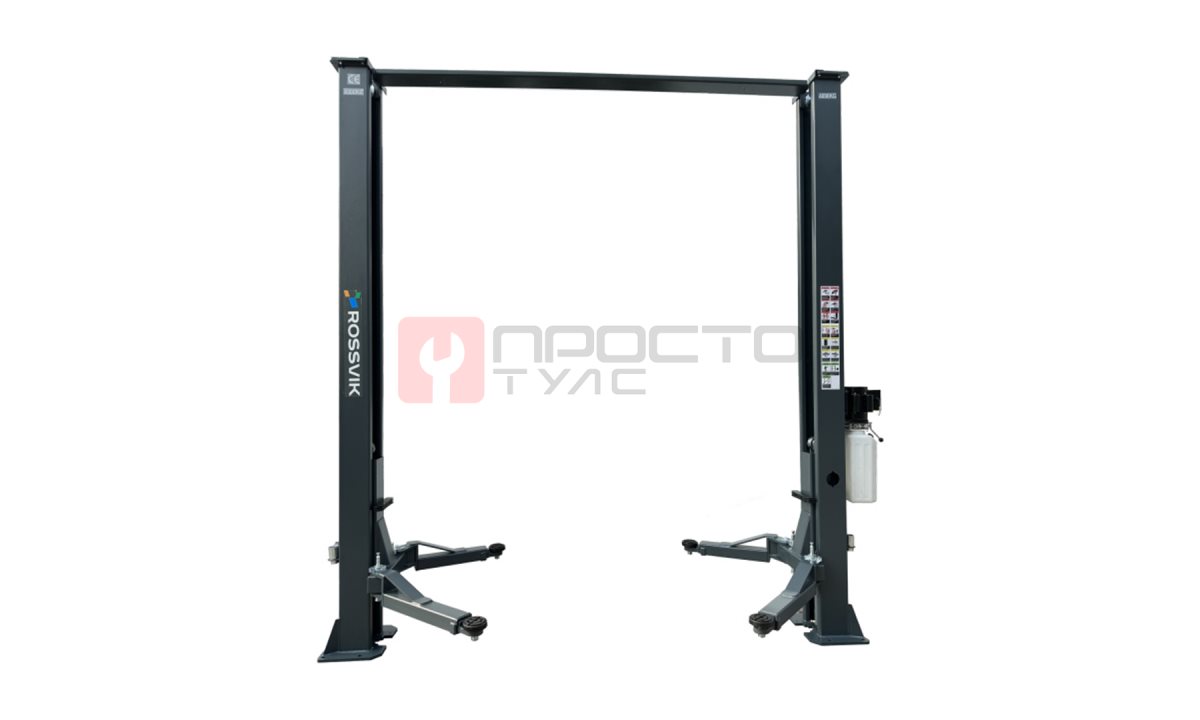  Автоподъемник двухстоечный ROSSVIK V2-4L г/п 4.0т, 220В, с верхней синхронизацией. Цвет серый (0)