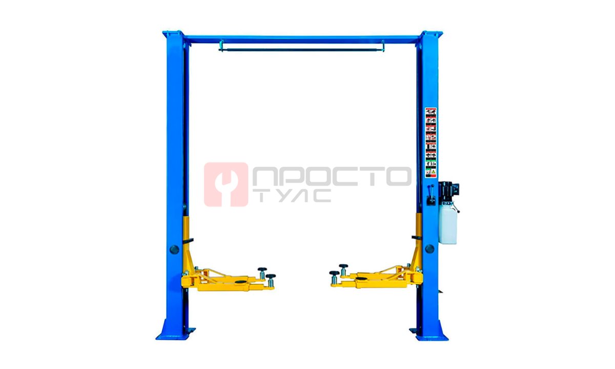  Автоподъемник двухстоечный ROSSVIK V2-5.5L г/п 5.5т, 380В, с верхней синхронизацией. Синий (0)
