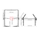  E240SAC Двухстоечный подъемник 4 т. с электрическими стопорами (Синий) мни (1)