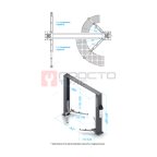  NORDBERG ПОДЪЕМНИК N4124H-4,5T 380V 2х стоечный с верхней синхрониз. г/п 4,5т мни (1)