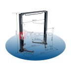  OPT-5W (380V) Подъемник двухстоечный с верхней синхронизацией 4 тонны, одност. разбл., 380В (5)