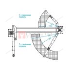  Подъемник  двухстоечный 220V с верхней синхронизацией NORDBERG N4121H-4T (2)