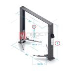  Подъемник  двухстоечный 220V с верхней синхронизацией NORDBERG N4121H-4T мни (1)