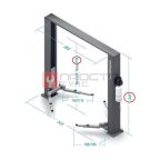  Подъемник двухстоечный NORDBERG N4121H-4T, 220V, с верхней синхронизацией (2)