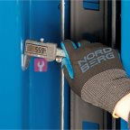  Подъемник 380V двухстоечный 4т. с верхней синхронизацией (синий), снятие со стопоров с одной колонны NORDBERG N4122HM-4B (9)