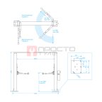  Подъемник двухстоечный 4 т, верхняя синхронизация, 380 В NORDBERG N4121H-4T_380 (2)