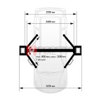  WDK-522E/380 Подъемник двухстоечный с нижней синхронизацией 4 тонны, электр. разбл., 380В (5)