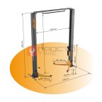  WDK-534 Подъемник двухстоечный, верхняя синхронизация, г/п 5 т, 380В (4)