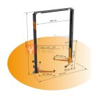  WDK-535 Подъемник двухстоечный с верхней синхронизацией 4,5 тонн, одност. разбл., 380В мни (1)