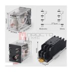  Реле электромагнитное подъемника 220V 14 контактов мни (1)