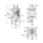  Соленоид для подъемника ОМА 512 24V B2868  (аналог) мни (1)