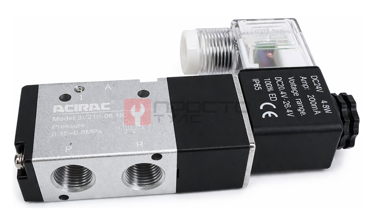  Электромагнитный клапан DC24V 4,8W шиномонтажного станка (1)