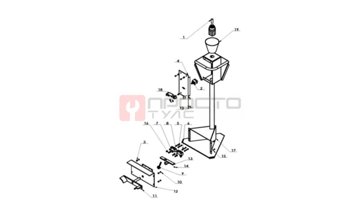  Джойстик электоуправление для ШМС TROMMELBERG 1580, 1590 TMRN-30 5500003 (0)