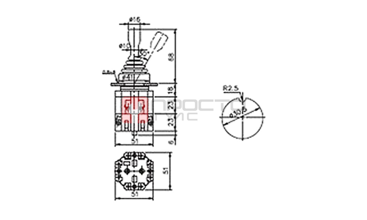  Джойстик TC-20-1700006 вкл. для NORDBERG 46TRK56 (1)