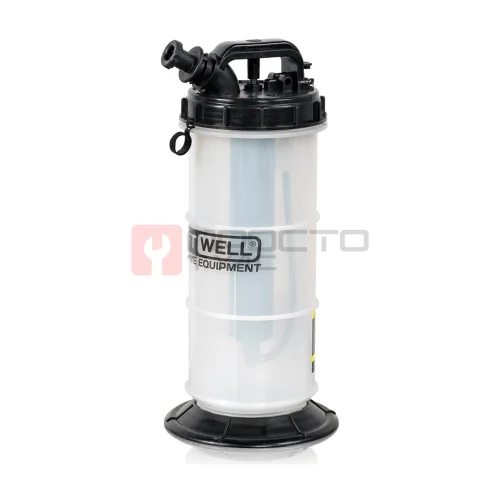 KraftWell KRW1806.M Емкость для откачки масла с ручным приводом, 6 л