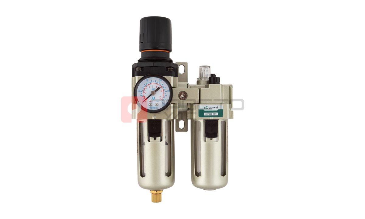  GARWIN PRO 807660-38-5 Модульная группа для подготовки воздуха с регулятором давления и манометром, 3/8