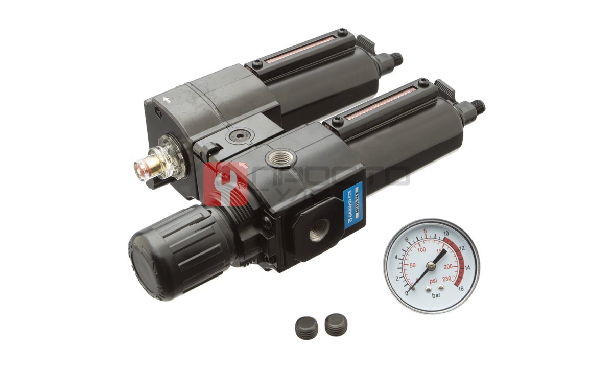  GARWIN INDUSTRIAL 807670-14-5 Модульная группа для подготовки воздуха с регулятором давления и манометром, 1/4