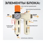  WDK-70130FA Блок подготовки воздуха 3/8