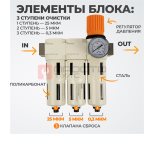  WDK-70730FA Блок подготовки воздуха 3/8