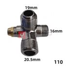 Четырехходовой + разгрузочный клапан 19*16*20.5mm 110 мни (0)