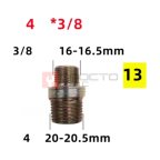  Фитинг прямой 3/8 16-16.5mm*20-20.5mm мни (0)