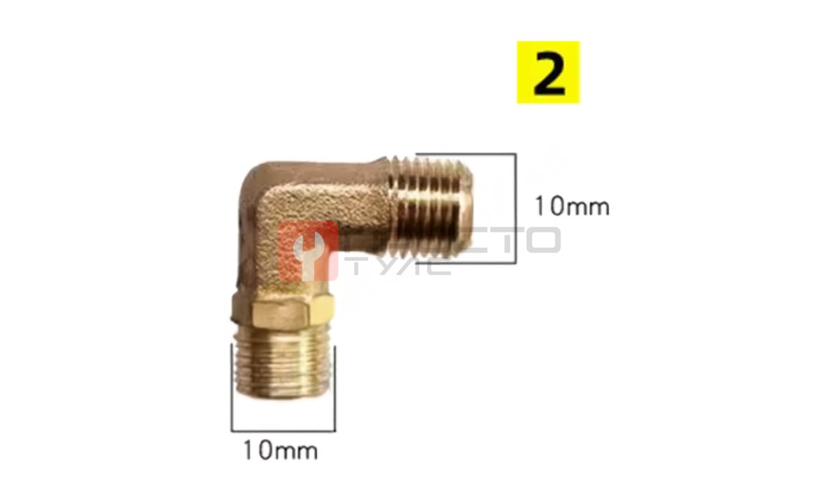  Фитинг угловой 10mm*10mm (0)