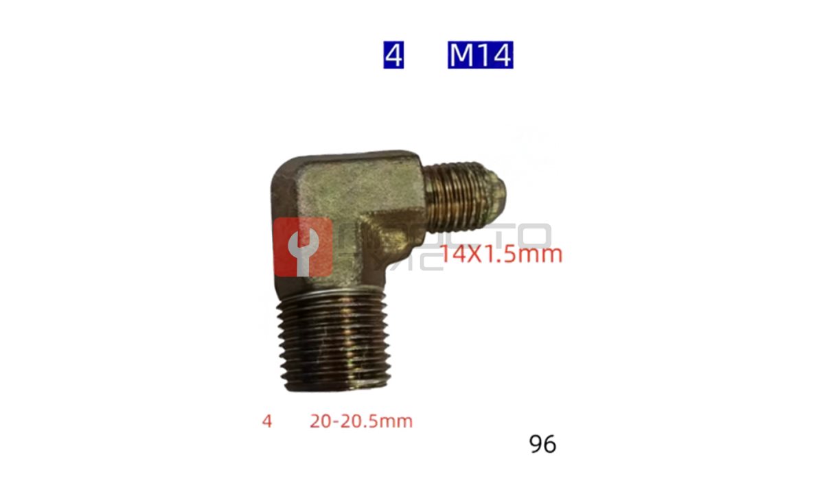  Фитинг угловой М14 *96 (0)