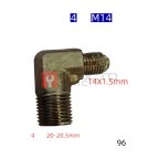  Фитинг угловой М14 *96 мни (0)